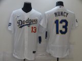 Wholesale Cheap Men Los Angeles Dodgers 13 Muncy White Elite 2021 Nike MLB Jersey