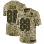 Wholesale Cheap Nike Dolphins #88 Mike Gesicki Camo Men's Stitched NFL Limited 2018 Salute To Service Jersey