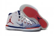 Wholesale Cheap Womens Air Jordan 31 USA Olympic White/Blue-Red