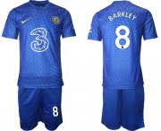 Wholesale Cheap Men 2021-2022 Club Chelsea home blue 8 Nike Soccer Jersey