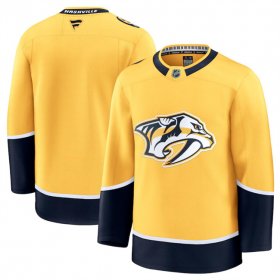 Men\'s Nashville Predators Blank Gold 2024-25 Home Stitched Hockey Jersey