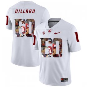 Wholesale Cheap Washington State Cougars 60 Andre Dillard White Fashion College Football Jersey