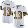 Wholesale Cheap Nike Saints #13 Michael Thomas White Men's Stitched NFL Limited Rush Jersey