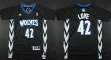 Wholesale Cheap Minnesota Timberwolves #42 Kevin Love Revolution 30 Swingman 2014 Black Jersey