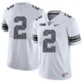 Wholesale Cheap Ohio State Buckeyes 2 J.K. Dobbins White Shadow College Football Jersey