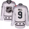 Wholesale Cheap Devils #9 Taylor Hall White 2017 All-Star Metropolitan Division Women's Stitched NHL Jersey