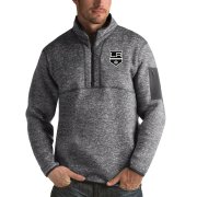 Wholesale Cheap Los Angeles Kings Antigua Fortune Quarter-Zip Pullover Jacket Black