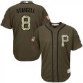 Wholesale Cheap Pirates #8 Willie Stargell Green Salute to Service Stitched MLB Jersey