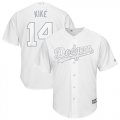 Wholesale Cheap Dodgers #14 Enrique Hernandez White 