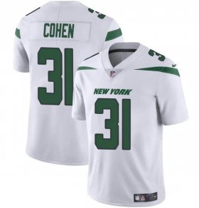 Cheap Men\'s New York Jets #31 Tarik Cohen White Vapor Untouchable Limited Football Stitched Jersey