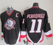 Wholesale Cheap Sabres #11 Gilbert Perreault Black CCM Throwback Stitched NHL Jersey