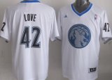 Wholesale Cheap Minnesota Timberwolves #42 Kevin Love Revolution 30 Swingman 2013 Christmas Day White Jersey