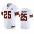 Wholesale Cheap Cleveland Browns 25 Demetric Felton Nike 1946 Collection Alternate Vapor Limited NFL Jersey White