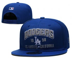 Wholesale Cheap Los Angeles Dodgers Stitched Snapback Hats 047