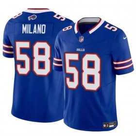 Men\'s Buffalo Bills #58 Matt Milano Royal 2024 F.U.S.E. Vapor Untouchable Limited Stitched Football Jersey