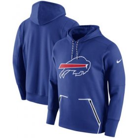 Wholesale Cheap Men\'s Buffalo Bills Nike Royal Champ Drive Vapor Speed Performance Pullover Hoodie