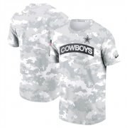 Cheap Men's Dallas Cowboys 2024 Arctic Camo Salute To Service Performance T-Shirt