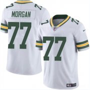 Cheap Men's Green Bay Packers #77 Jordan Morgan White 2024 Draft Vapor Limited Football Stitched Jersey