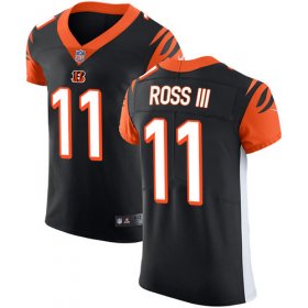 Wholesale Cheap Nike Bengals #11 John Ross III Black Team Color Men\'s Stitched NFL Vapor Untouchable Elite Jersey