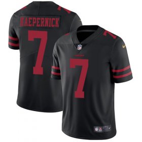 Wholesale Cheap Nike 49ers #7 Colin Kaepernick Black Alternate Youth Stitched NFL Vapor Untouchable Limited Jersey