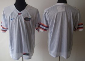 Wholesale Cheap Florida Gators Blank White Jersey