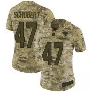 Wholesale Cheap Nike Jaguars #47 Joe Schobert Camo Women's Stitched NFL Limited 2018 Salute To Service Jersey