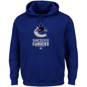 Wholesale Cheap Vancouver Canucks Majestic Critical Victory VIII Fleece Hoodie Blue