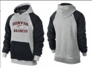 Wholesale Cheap Denver Broncos Heart & Soul Pullover Hoodie Grey & Black