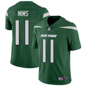 Wholesale Cheap Nike Jets #11 Denzel Mim Green Team Color Men\'s Stitched NFL Vapor Untouchable Limited Jersey