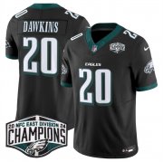 Cheap Men's Philadelphia Eagles #20 Brian Dawkins Black 2024 New NFC East Champions F.U.S.E. Vapor Untouchable Limited Stitched Football Jersey