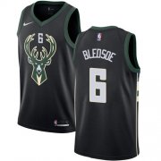 Cheap Youth Milwaukee Bucks #6 Eric Bledsoe Black Basketball Swingman Statement Edition Jersey