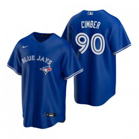 Cheap Mens Toronto Blue Jays #90 Adam Cimber Nike Royal Alternate Cool Base Jersey