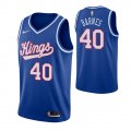 Wholesale Cheap Men's Sacramento Kings #40 Harrison Barnes Blue 2019-20 Hardwood Classics Jersey