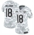 Cheap Women's Chicago Bears #18 Caleb Williams 2024 F.U.S.E Arctic Camo Salute To Service Limited Stitched Football Jersey(Run Small)