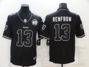 Wholesale Cheap Men's Las Vegas Raiders #13 Hunter Renfrow Black Shadow 2021 Vapor Untouchable Stitched Nike Limited Jersey