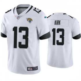 Wholesale Cheap Men\'s Jacksonville Jaguars #13 Christian Kirk White Vapor Untouchable Limited Stitched Jersey