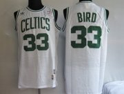 Wholesale Cheap NBA Jersey Boston Celtlcs 33# BIRD white Swingman Throwback Jersey