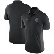 Wholesale Cheap Men's Colorado Rockies Nike Black Franchise Polo