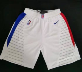 Wholesale Cheap Clippers White Swingman Shorts