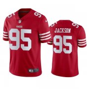 Wholesale Cheap Men's San Francisco 49ers #95 Drake Jackson 2022 Red Vapor Untouchable Stitched Football Jersey