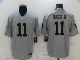 Wholesale Cheap Men\'s Las Vegas Raiders #11 Henry Ruggs III Nike Gray Gridiron 2018 Vapor Untouchable NFL Gray Limited Jersey