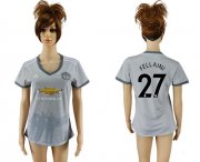 Wholesale Cheap Women's Manchester United #27 Fellaini Sec Away Soccer Club Jersey