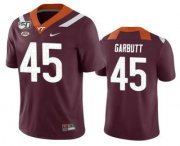 Wholesale Cheap Men's Virginia Tech Hokies #45 TyJuan Garbutt Maroon 150th College Football Nike Jersey