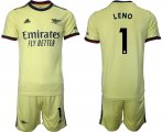 Wholesale Cheap Men 2021-2022 Club Arsenal away yellow 1 Soccer Jersey