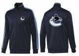 Wholesale Cheap NHL Vancouver Canucks Zip Jackets Dark Blue