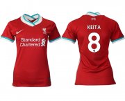 Wholesale Cheap Women 2020-2021 Liverpool home aaa version 8 red Soccer Jerseys