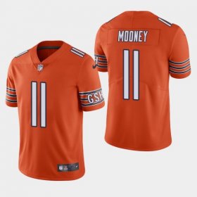 Wholesale Cheap Men\'s Chicago Bears #11 Darnell Mooney Orange 2020 Draft Vapor Limited Jersey