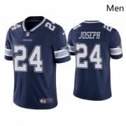 Wholesale Cheap Men Dallas Cowboys 24 Kelvin Joseph Vapor Limited Navy Jersey