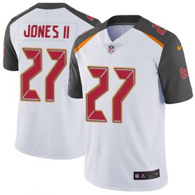 Wholesale Cheap Nike Buccaneers #27 Ronald Jones II White Men\'s Stitched NFL Vapor Untouchable Limited Jersey