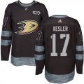 Wholesale Cheap Adidas Ducks #17 Ryan Kesler Black 1917-2017 100th Anniversary Stitched NHL Jersey